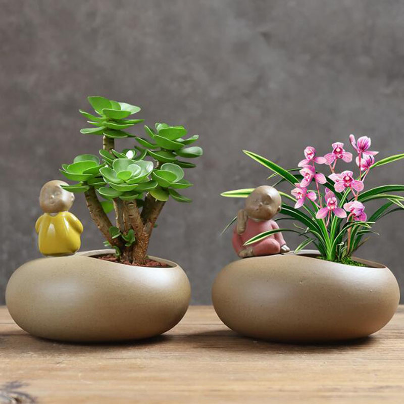 Chinese Style Retro Ceramic Mo - Bonsai Garden Art incelemesi ve fiyatı