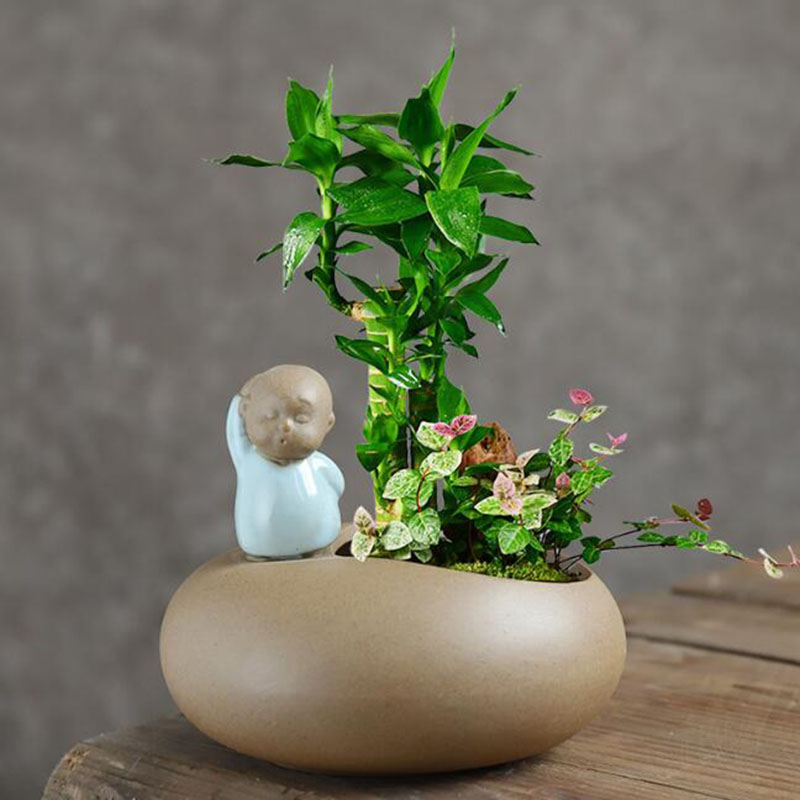 Chinese Style Retro Ceramic Mo - Bonsai Garden Art incelemesi ve fiyatı