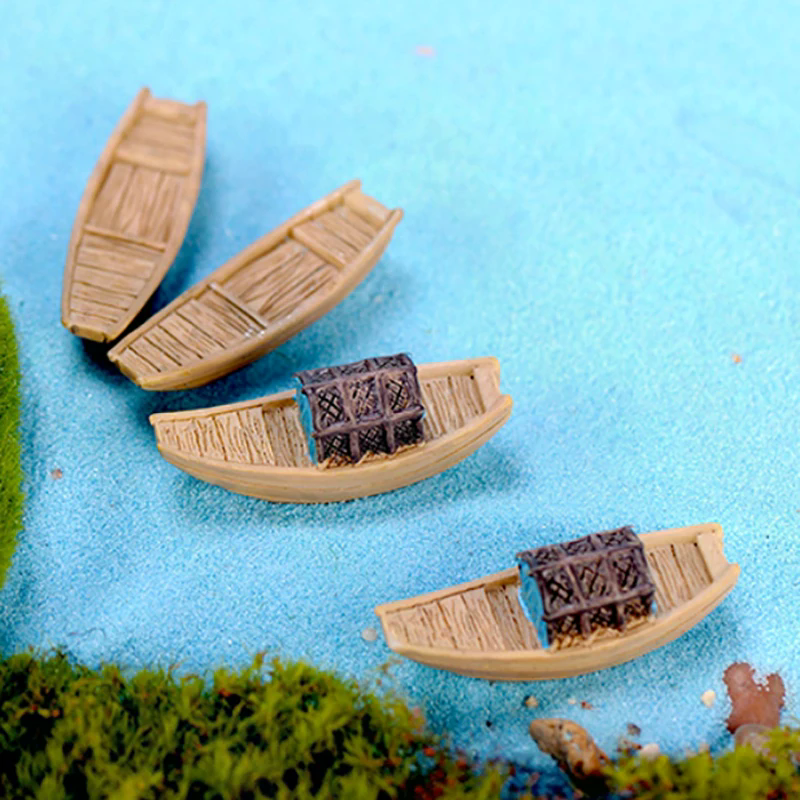 Miniatures Resin Boat Retro Mi - Bonsai Garden Art incelemesi ve fiyatı