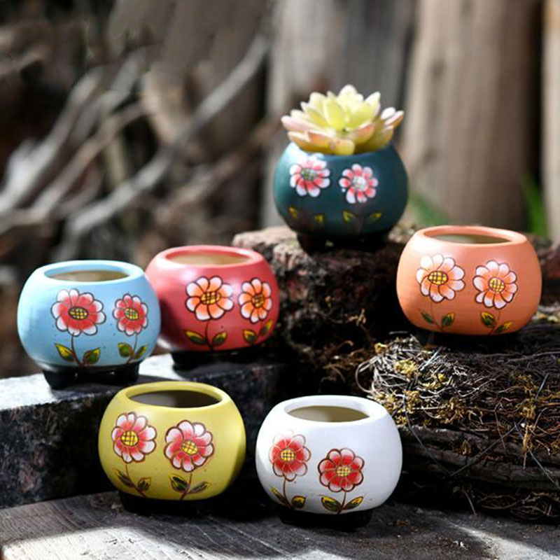 6 Pcs/Set Porcelain Handpainte - Bonsai Garden Art incelemesi ve fiyatı