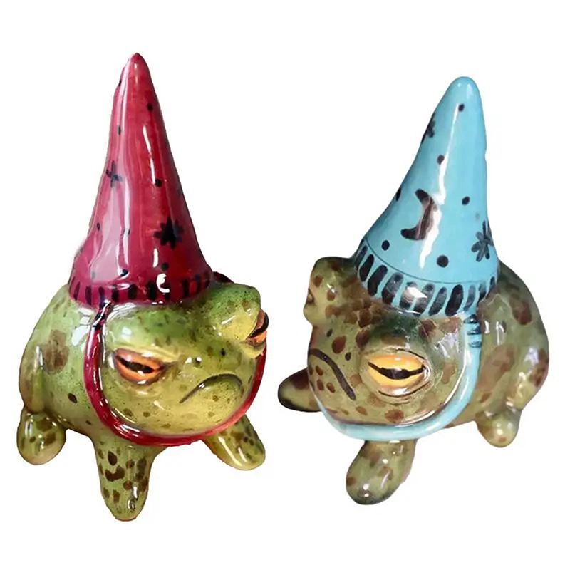 Witch Hat Little Frog Statue R - Bonsai Garden Art incelemesi ve fiyatı