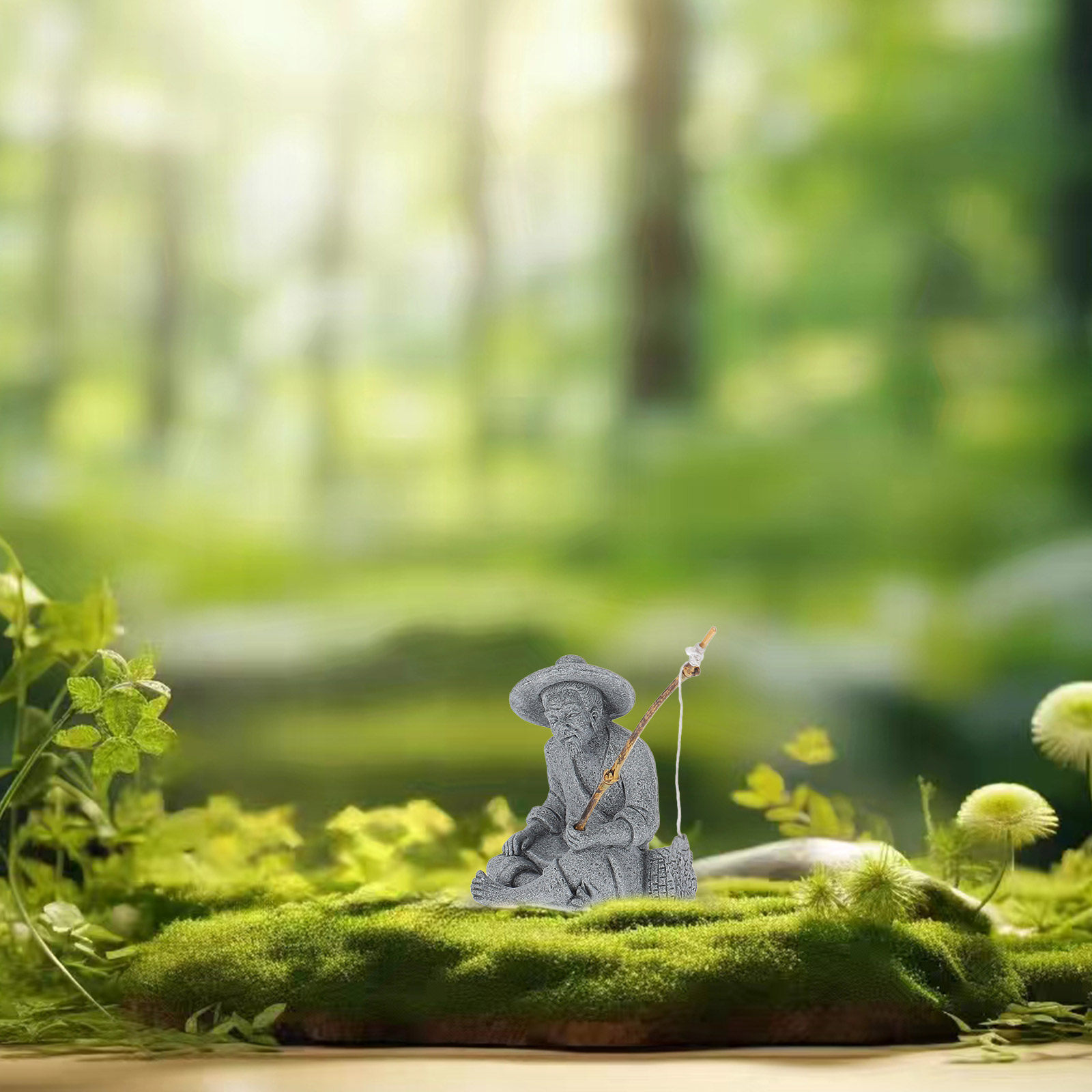 Lifelike Mini Fisherman Garden - Elemental Bonsai Garden incelemesi ve fiyatı